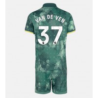 Maglia Calcio Tottenham Hotspur Micky van de Ven #37 Terza Divisa Bambino 2024-25 Manica Corta (+ pantaloncini)